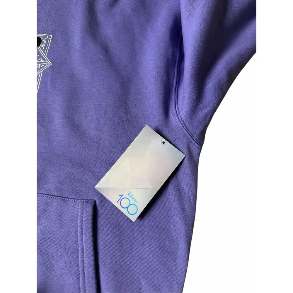 Disneyland Mickey Mouse & Friends Hoodie NEW Disney100 Purple Small - Picture 11 of 15
